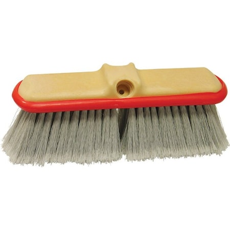 The Brush Man Wash Brush, 9-1/2 Synthetic Block, Vinyl Bumper, 6PK TWB9-1/2A